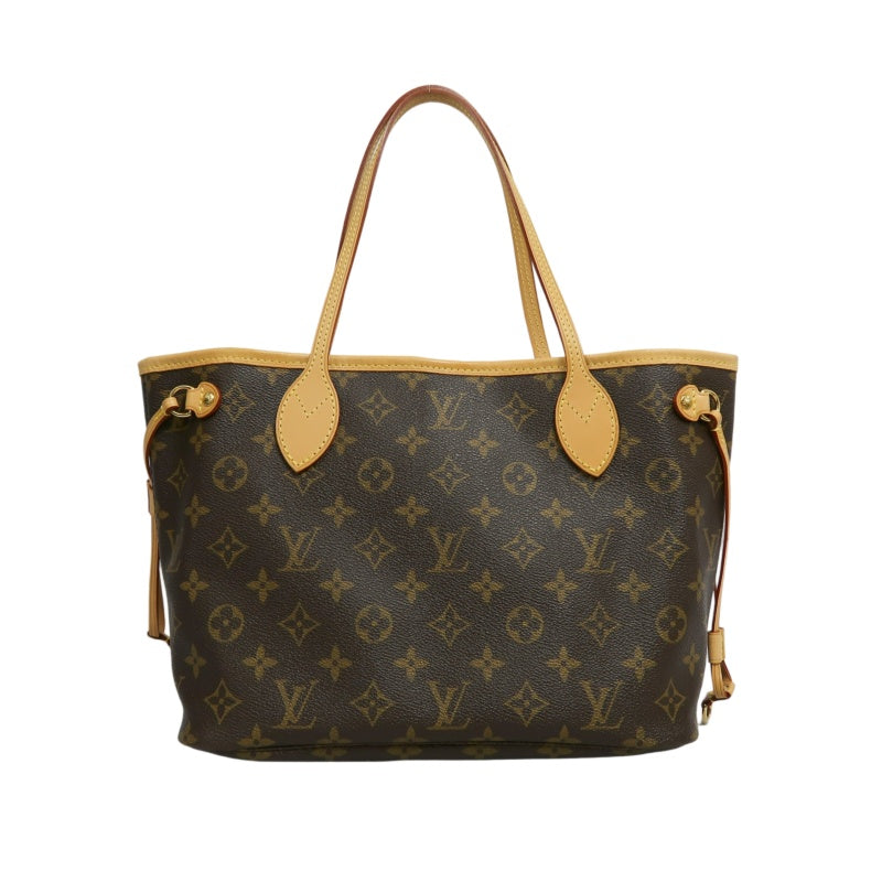 LOUIS VUITTON Monogram Neverfull PM Tote Bag brown　Gold Hardware