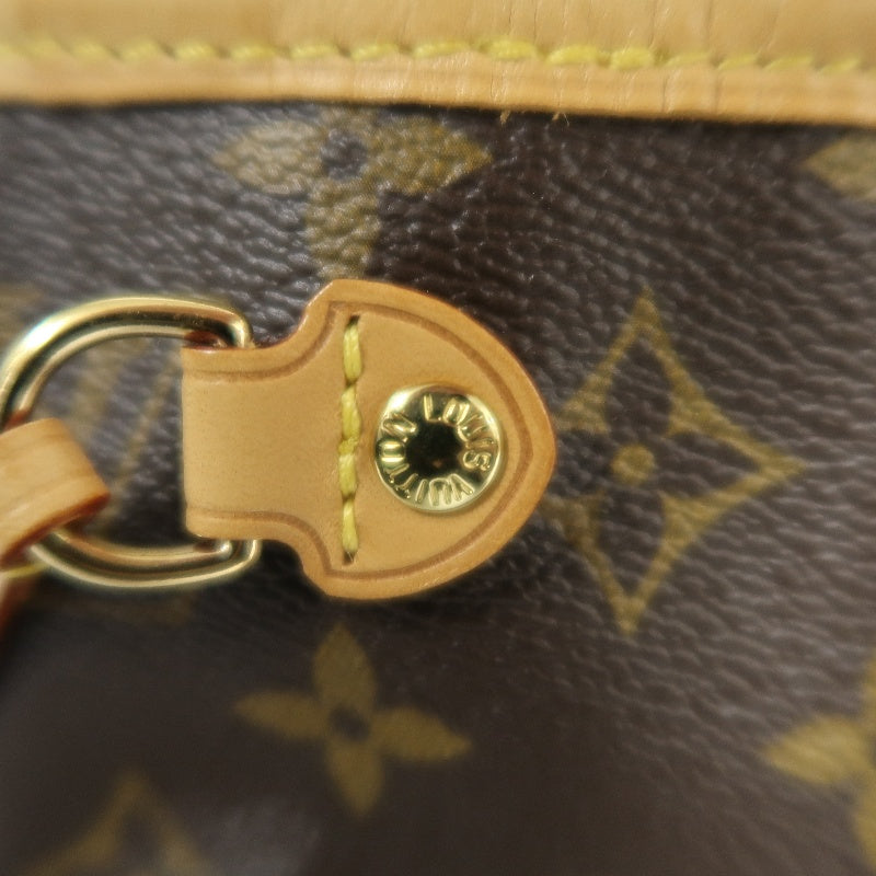 LOUIS VUITTON Monogram Neverfull PM Tote Bag brown　Gold Hardware