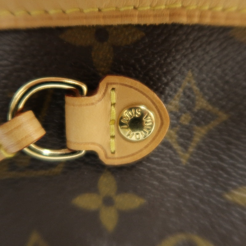 LOUIS VUITTON Monogram Neverfull PM Tote Bag brown　Gold Hardware