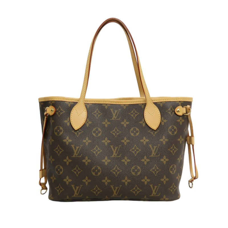 LOUIS VUITTON Monogram Neverfull PM Tote Bag brown　Gold Hardware