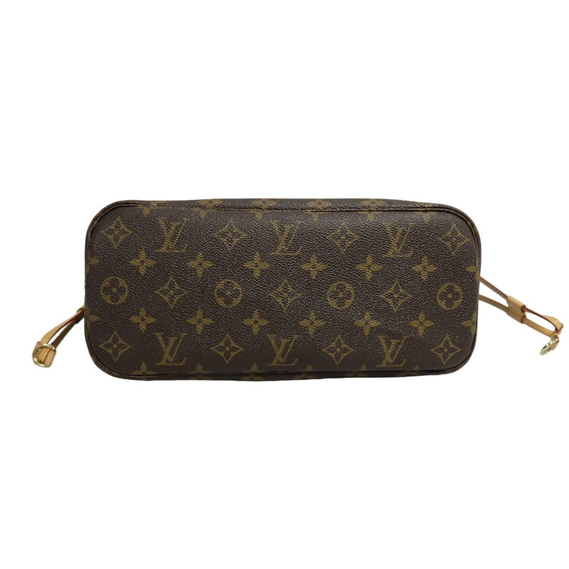 LOUIS VUITTON Monogram Neverfull PM Tote Bag brown　Gold Hardware