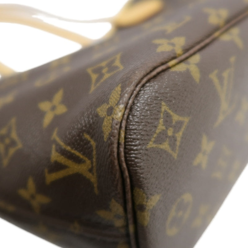 LOUIS VUITTON Monogram Neverfull PM Tote Bag brown　Gold Hardware