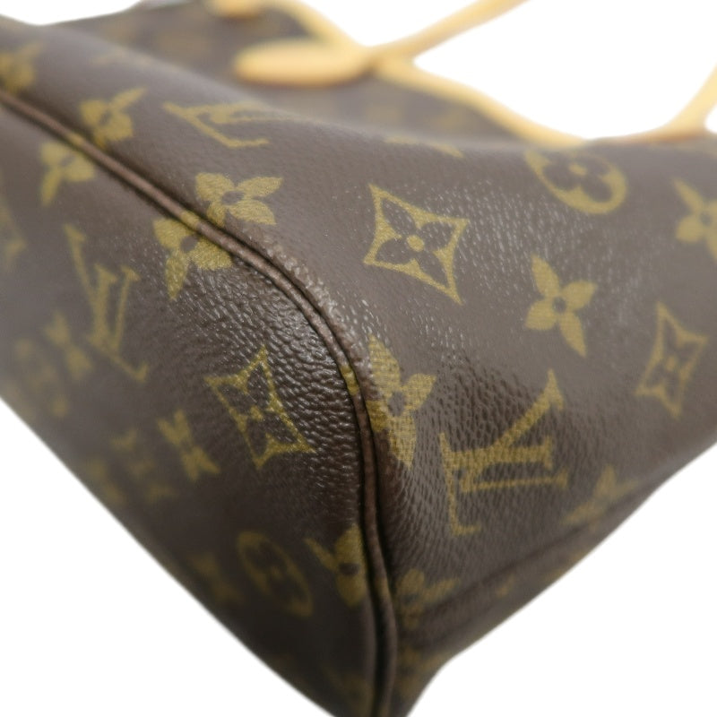 LOUIS VUITTON Monogram Neverfull PM Tote Bag brown　Gold Hardware