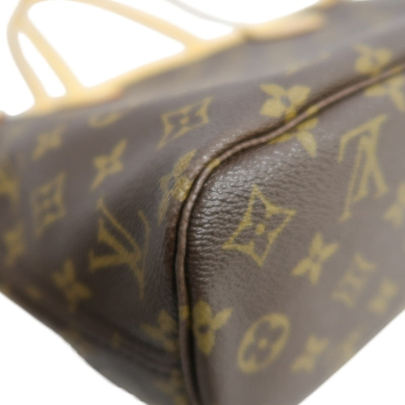 LOUIS VUITTON Monogram Neverfull PM Tote Bag brown　Gold Hardware