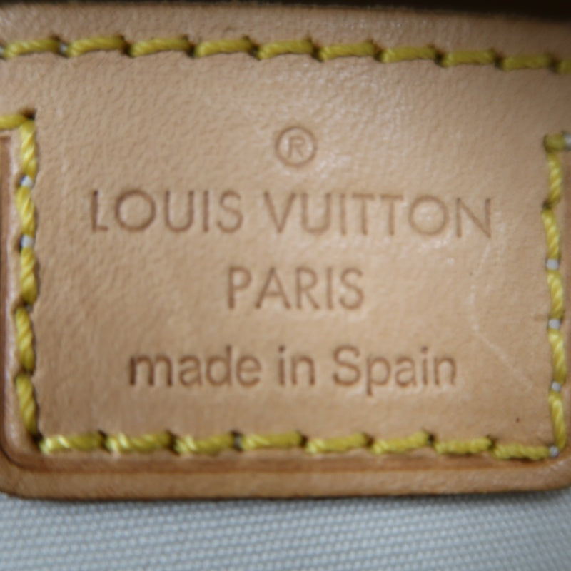 LOUIS VUITTON Monogram Mini Jeanne GM Round Shoulder Bag Denim Blue Gold Hardware