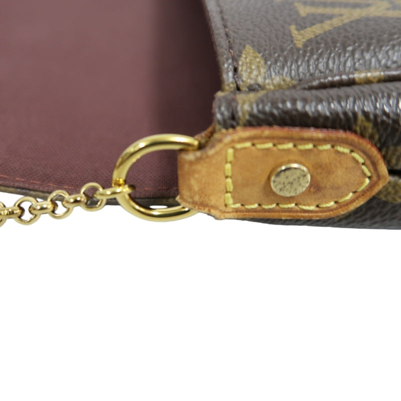 LOUIS VUITTON Monogram Favorite MM Chain ShoulderBAG　 with Shoulder Strap   Gold Hardware