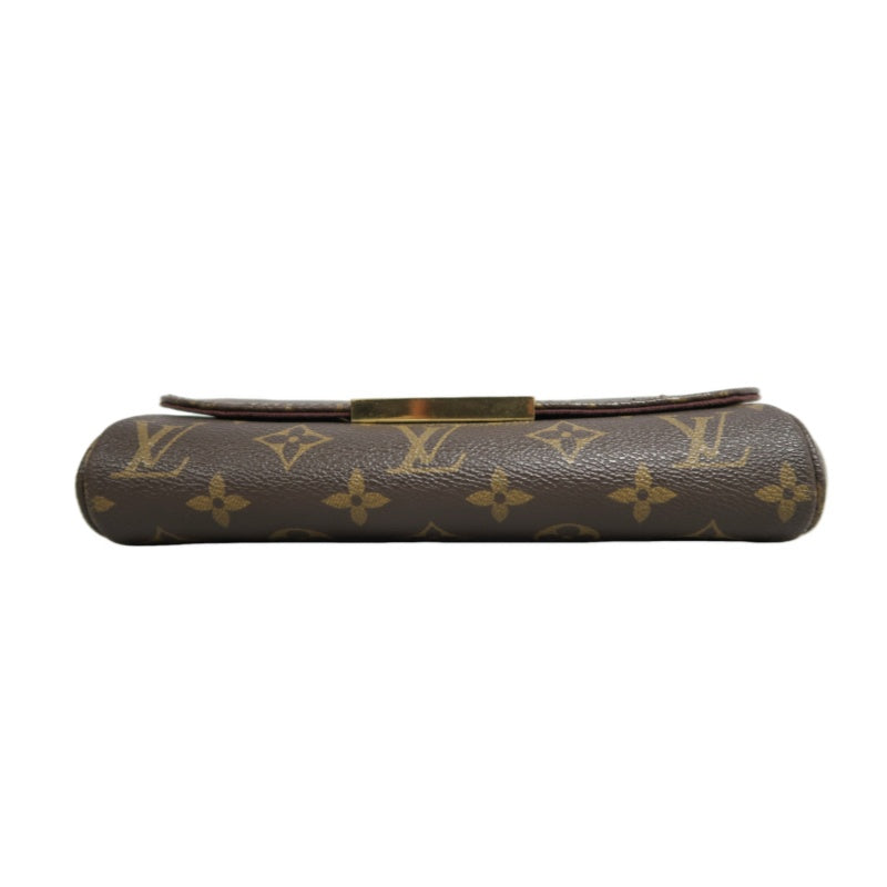 LOUIS VUITTON Monogram Favorite MM Chain ShoulderBAG　 with Shoulder Strap   Gold Hardware