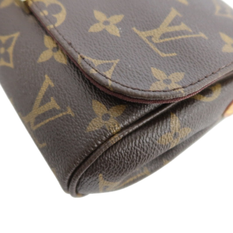 LOUIS VUITTON Monogram Favorite MM Chain ShoulderBAG　 with Shoulder Strap   Gold Hardware