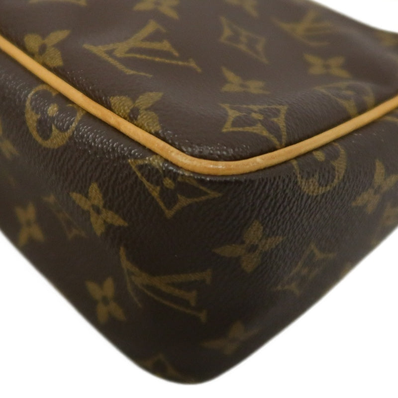 LOUIS VUITTON Monogram Viva Cite PM Shoulder Bag  　brown　Gold Hardware