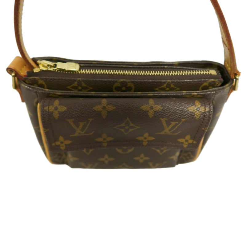 LOUIS VUITTON Monogram Viva Cite PM Shoulder Bag  　brown　Gold Hardware