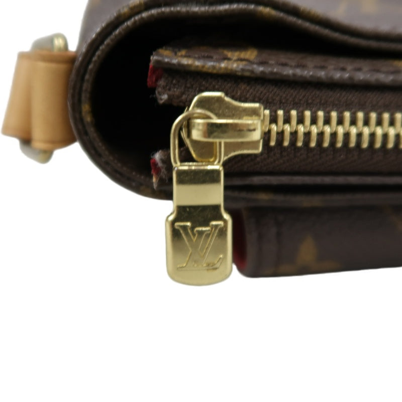 LOUIS VUITTON Monogram Viva Cite PM Shoulder Bag  　brown　Gold Hardware