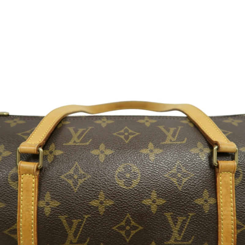 LOUIS VUITTON Monogram Papillon 30 Handbag brown　Cylindrical Gold Hardware