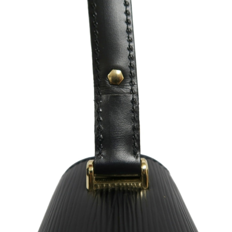 LOUIS VUITTON Epi Tilsitt Shoulder Bag  Black leather Gold Hardware