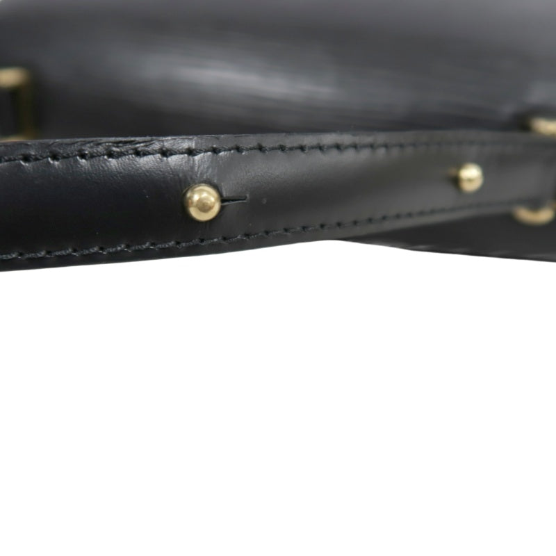 LOUIS VUITTON Epi Tilsitt Shoulder Bag  Black leather Gold Hardware
