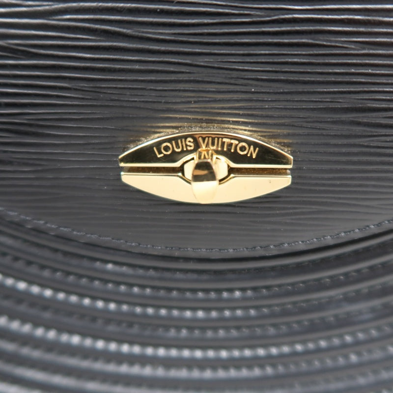 LOUIS VUITTON Epi Tilsitt Shoulder Bag  Black leather Gold Hardware