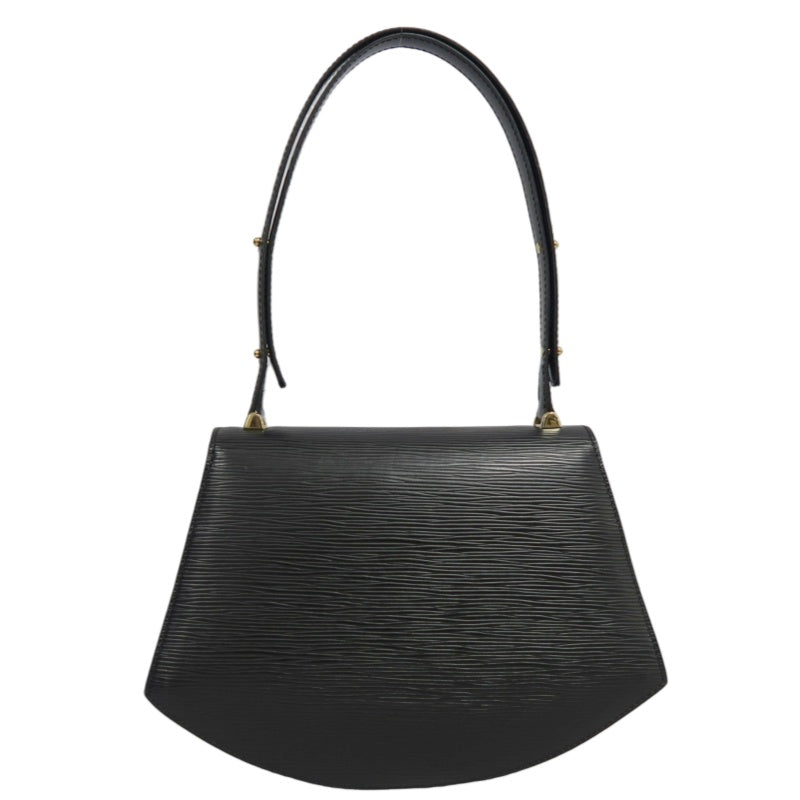 LOUIS VUITTON Epi Tilsitt Shoulder Bag  Black leather Gold Hardware