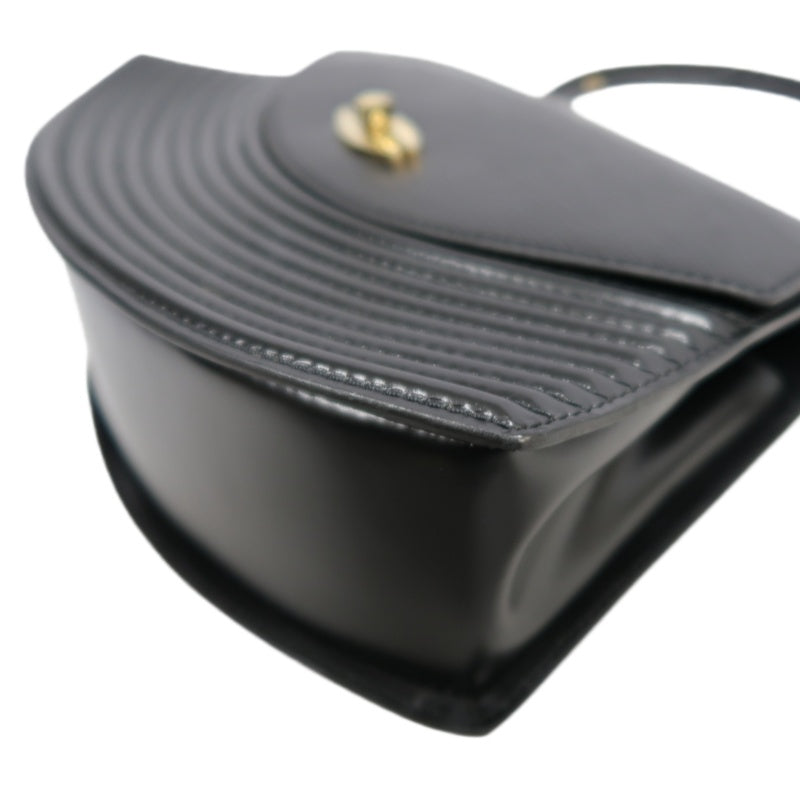 LOUIS VUITTON Epi Tilsitt Shoulder Bag  Black leather Gold Hardware