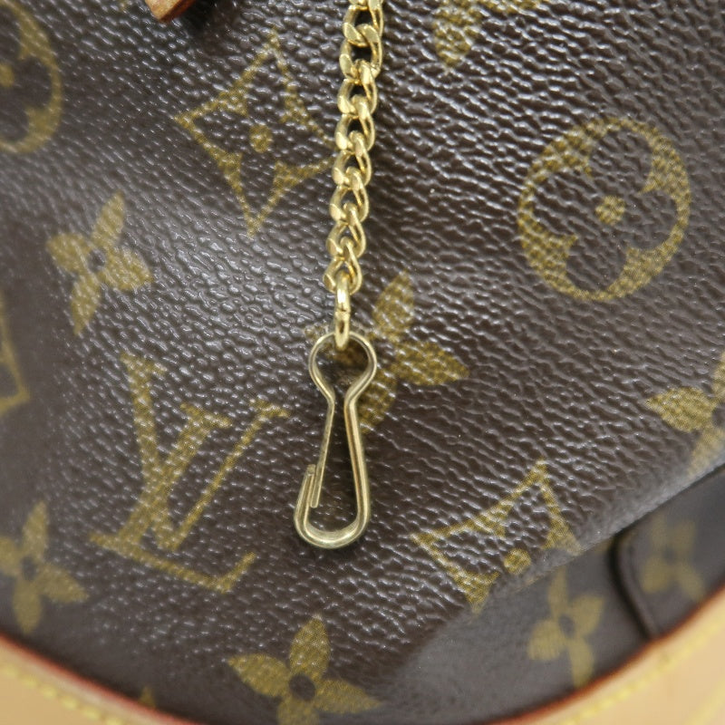 LOUIS VUITTON Monogram Bucket PM Totebag 　brown Pouch Gold Hardware