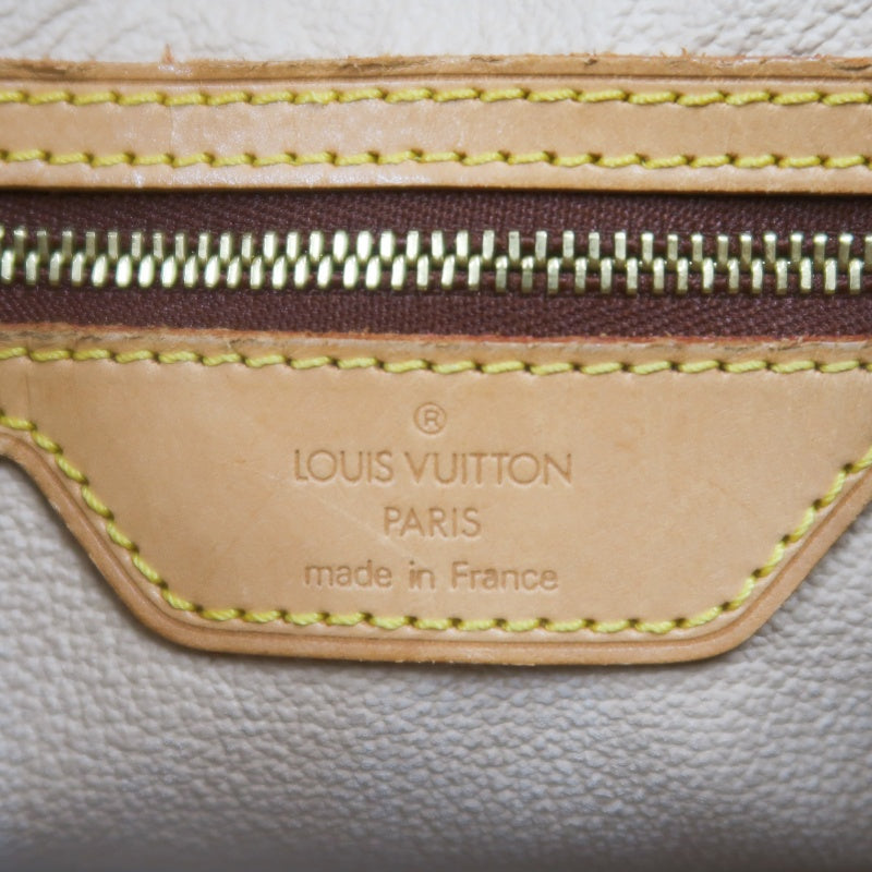 LOUIS VUITTON Monogram Bucket PM Totebag 　brown Pouch Gold Hardware