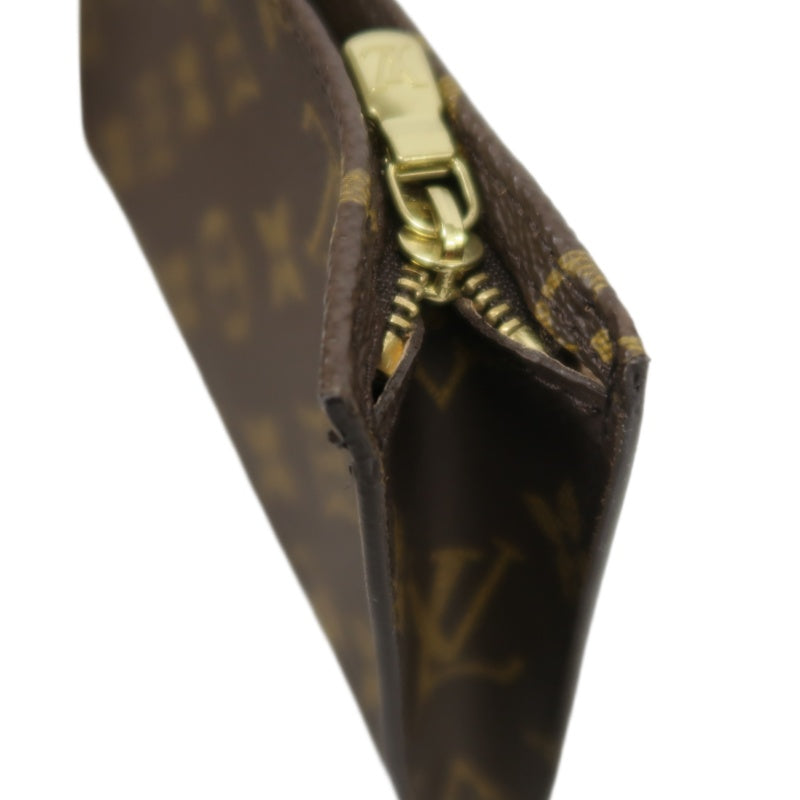 LOUIS VUITTON Monogram Bucket PM Totebag 　brown Pouch Gold Hardware