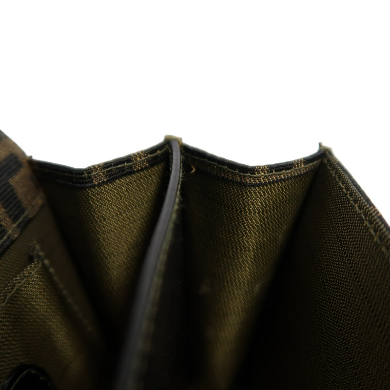 FENDI Zucca CanvaFENDI Zucca Canvas Shoulder Bag  Brown  　Gold Hardwares Shoulder Bag  Brown  　Gold Hardware