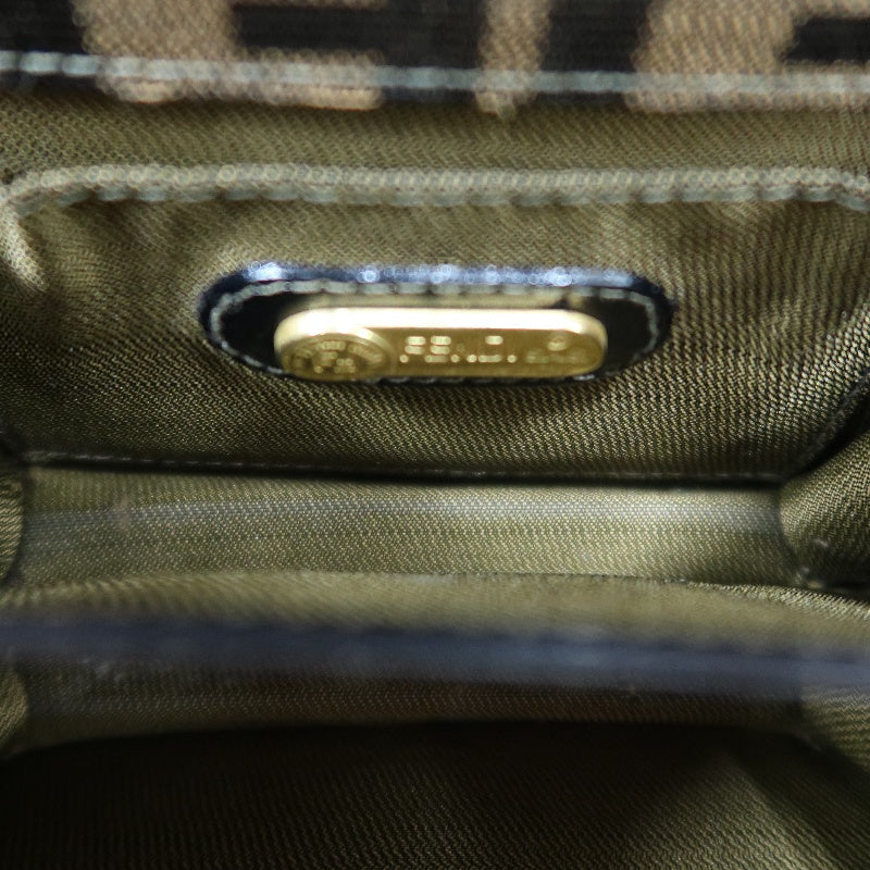 FENDI Zucca CanvaFENDI Zucca Canvas Shoulder Bag  Brown  　Gold Hardwares Shoulder Bag  Brown  　Gold Hardware