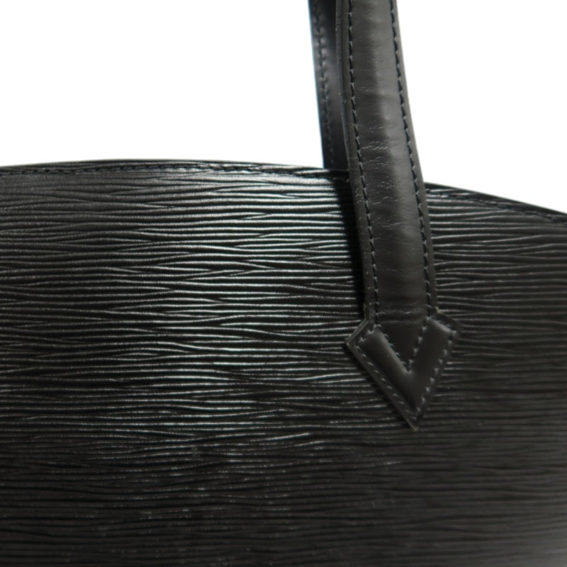 LOUIS VUITTON Epi Saint Jacques Leather Handbag Black
