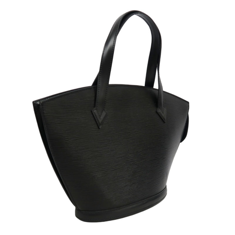 LOUIS VUITTON Epi Saint Jacques Leather Handbag Black