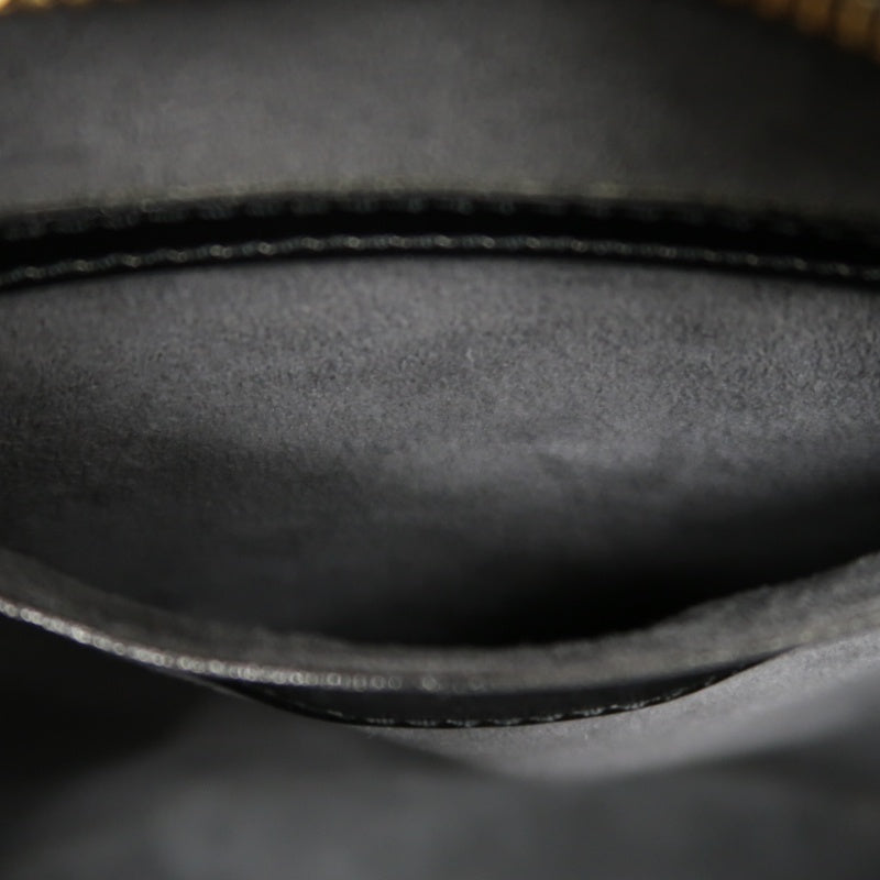 LOUIS VUITTON Epi Saint Jacques Leather Handbag Black