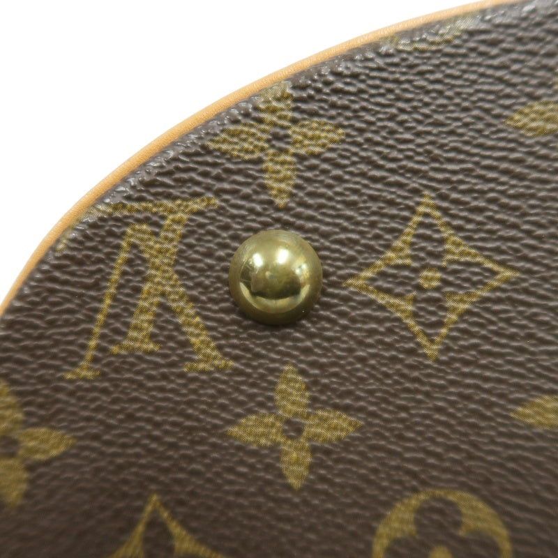 LOUIS VUITTON Monogram Bucket Bag PM 　 Brown  Gold Hardware 　Pouch