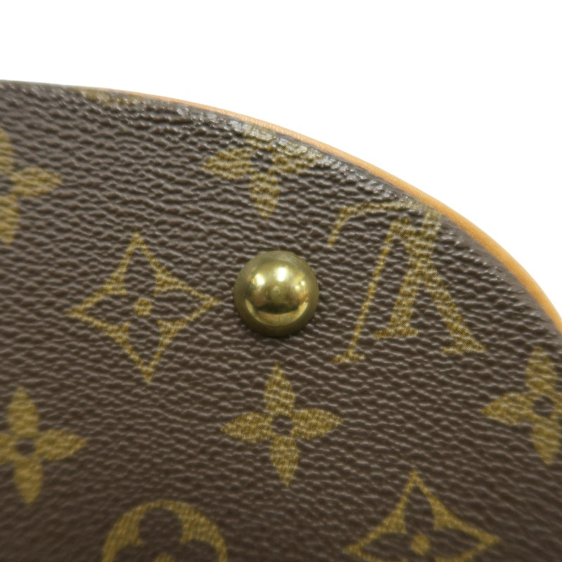 LOUIS VUITTON Monogram Bucket Bag PM 　 Brown  Gold Hardware 　Pouch