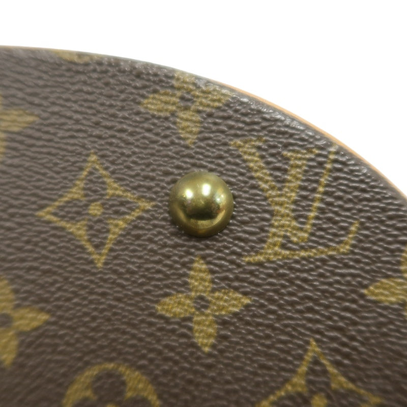 LOUIS VUITTON Monogram Bucket Bag PM 　 Brown  Gold Hardware 　Pouch