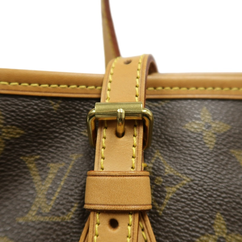 LOUIS VUITTON Monogram Bucket Bag PM 　 Brown  Gold Hardware 　Pouch
