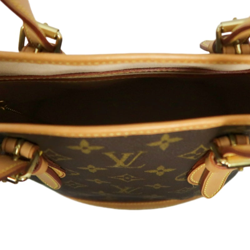 LOUIS VUITTON Monogram Bucket Bag PM 　 Brown  Gold Hardware 　Pouch