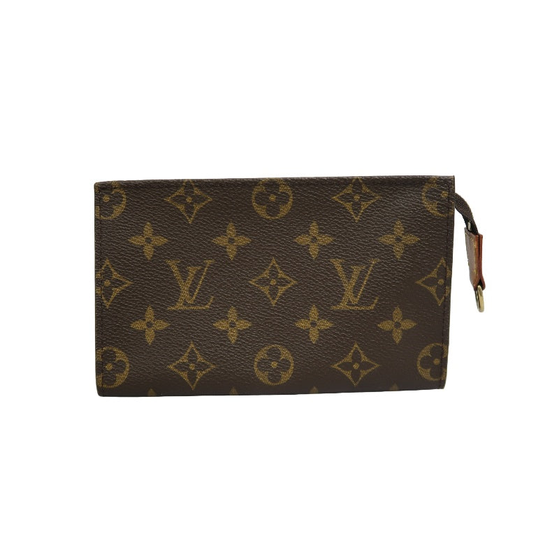 LOUIS VUITTON Monogram Bucket Bag PM 　 Brown  Gold Hardware 　Pouch