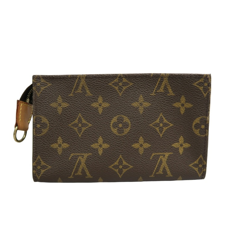 LOUIS VUITTON Monogram Bucket Bag PM 　 Brown  Gold Hardware 　Pouch