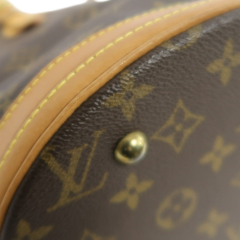 LOUIS VUITTON Monogram Bucket Bag PM 　 Brown  Gold Hardware 　Pouch