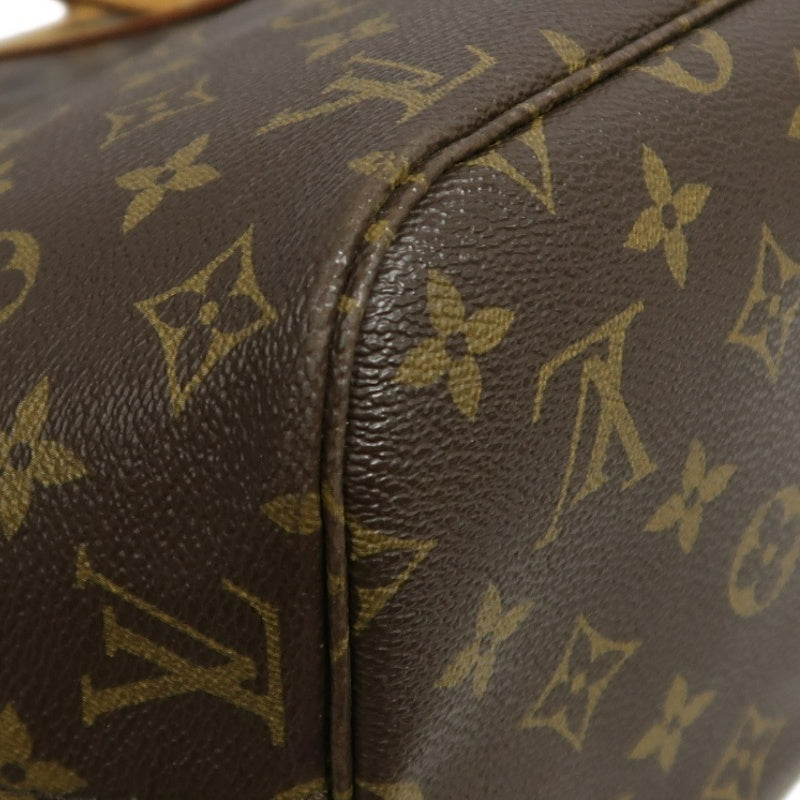 LOUIS VUITTON Monogram Canvas Leather Neverfull MM Tote Bag 　 Brown 　 Gold Hardware
