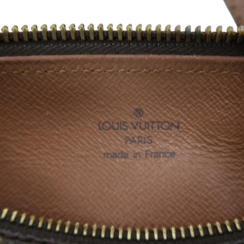 LOUIS VUITTON Monogram Papillon 26 Cylindrical Handbag  Brown Gold Hardware