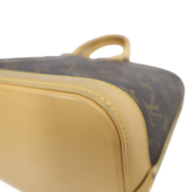 LOUIS VUITTON Monogram Alma PM  Handbag  Brown Gold Hardware Padlock ・ 2 Keys