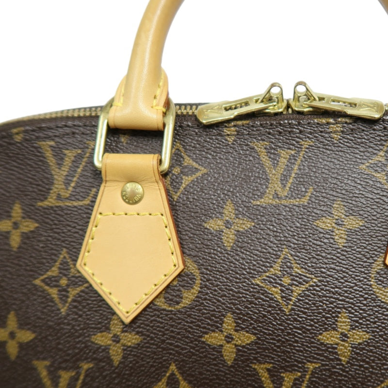 LOUIS VUITTON Monogram Alma PM  Handbag  Brown Gold Hardware Padlock ・ 2 Keys