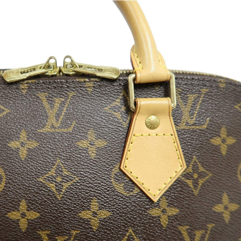 LOUIS VUITTON Monogram Alma PM  Handbag  Brown Gold Hardware Padlock ・ 2 Keys