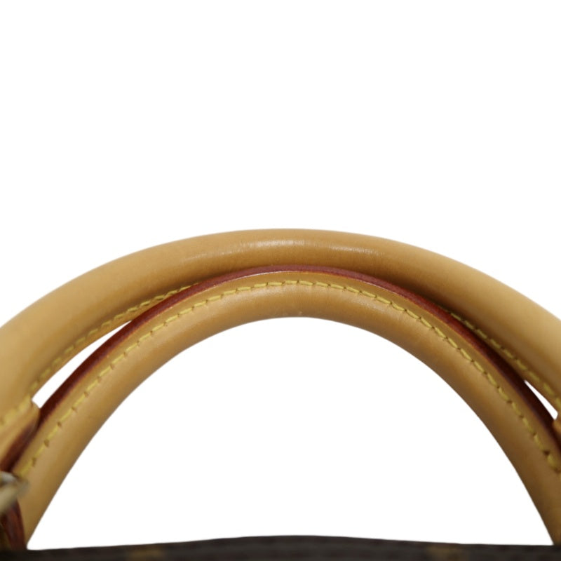 LOUIS VUITTON Monogram Alma PM  Handbag  Brown Gold Hardware Padlock ・ 2 Keys