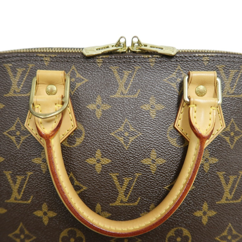 LOUIS VUITTON Monogram Alma PM  Handbag  Brown Gold Hardware Padlock ・ 2 Keys