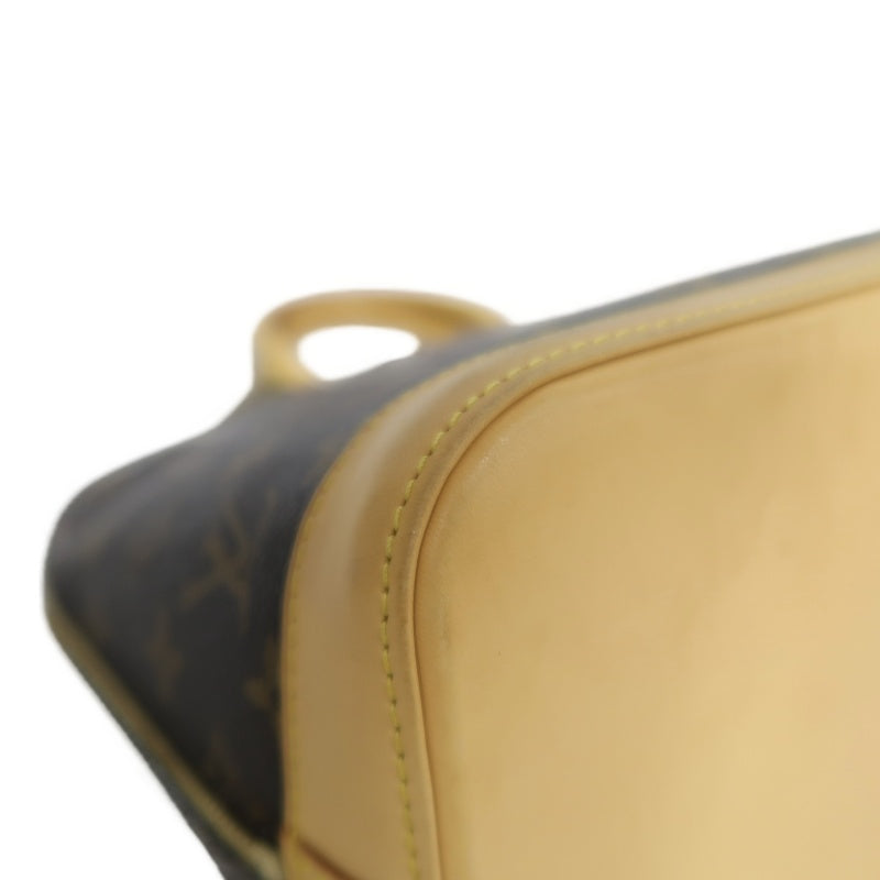 LOUIS VUITTON Monogram Alma PM  Handbag  Brown Gold Hardware Padlock ・ 2 Keys