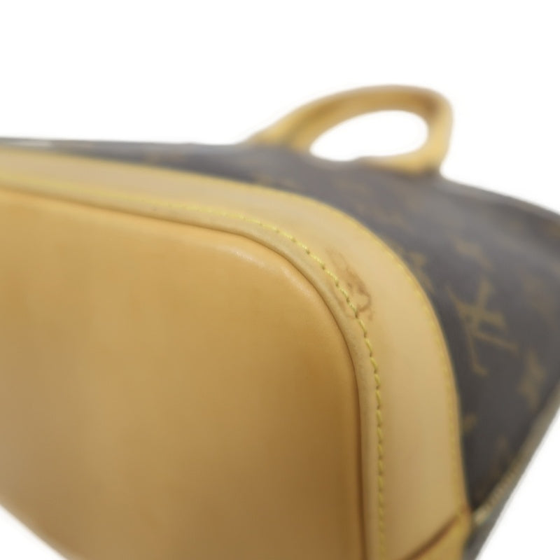 LOUIS VUITTON Monogram Alma PM  Handbag  Brown Gold Hardware Padlock ・ 2 Keys