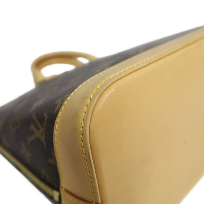 LOUIS VUITTON Monogram Alma PM  Handbag  Brown Gold Hardware Padlock ・ 2 Keys