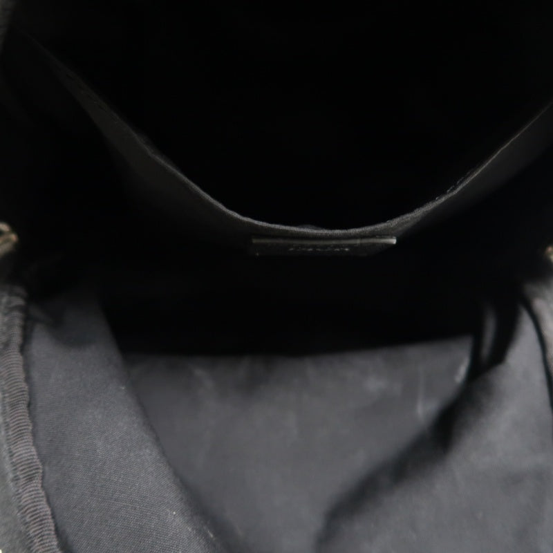 DIOR Oblique Monogram Canvas Backpack Blue BeigeSilver Hardware