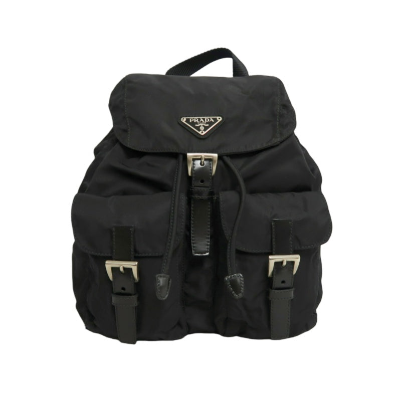 PRADA Nylon  Backpack 　Black　Silver Hardware