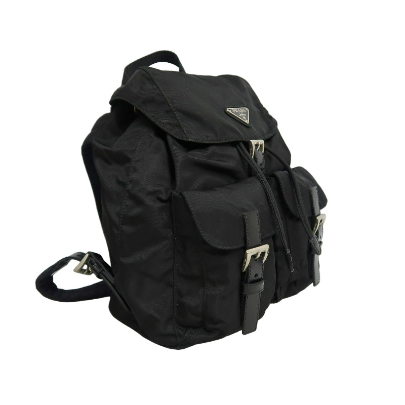 PRADA Nylon  Backpack 　Black　Silver Hardware